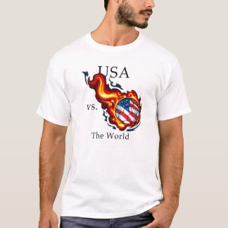 Camiseta Copa del Mundo - Estados Unidos vs. la bola de fút