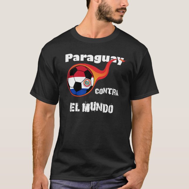 Camiseta Copa del Mundo - Paraguay vs. (Anverso)