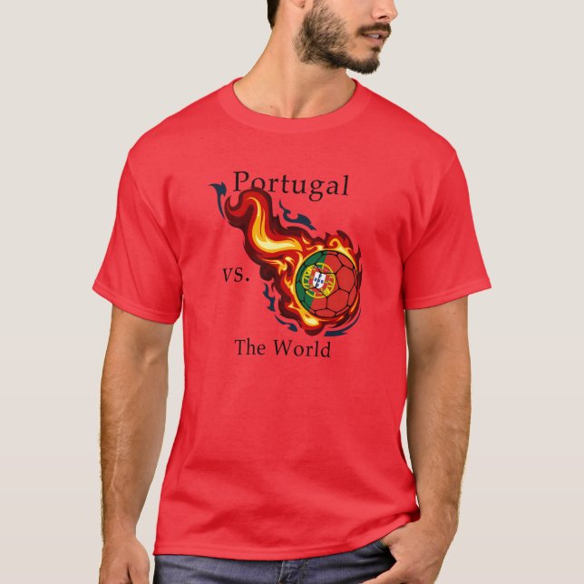 Camiseta Copa del Mundo - Portugal vs. (Anverso)