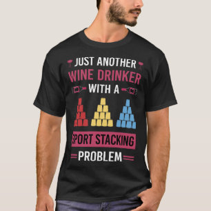 Camiseta Copa Deportes de apilamiento de velocidad de apila