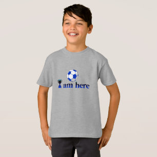 Camiseta Copa divertida de fútbol - Estoy aquí