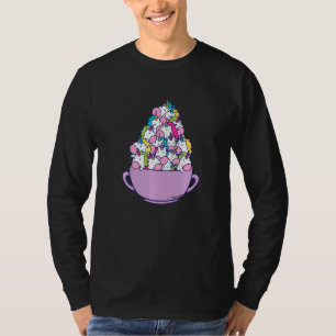 Camiseta Copa llena de Unicornios
