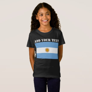 Camiseta Copa Mundial de Fútbol Bandera Argentina 2022 T-Sh