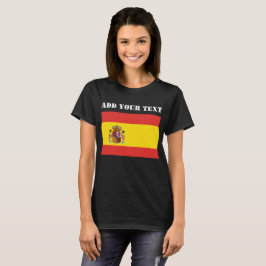 Camiseta Copa Mundial de Fútbol Bandera de España 2022