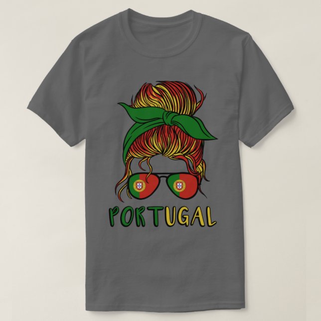 Camiseta Copa Mundial de Fútbol Chica Portugal 2022 (Diseño del anverso)