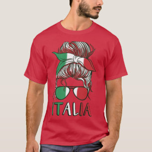 Camiseta Copa Mundial de Fútbol Italia Chicas de la bandera