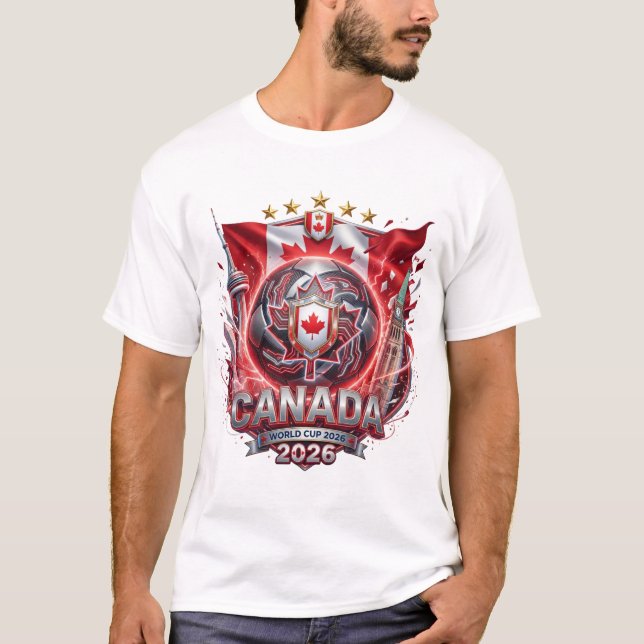 Camiseta Copa Mundial de la FIFA 2026 - Canadá (Anverso)