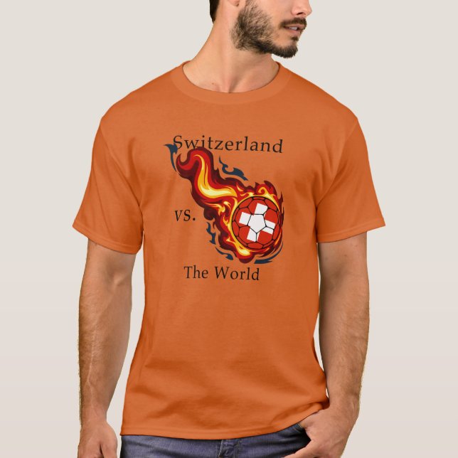 Camiseta Copa Mundial - Suiza versus el mundo (Anverso)