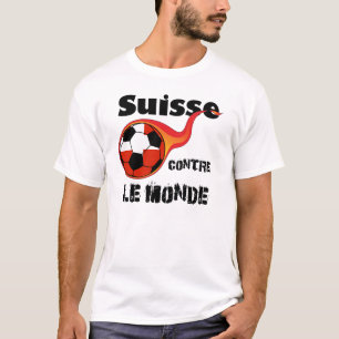 Camiseta Copa Mundial - Suiza versus el mundo