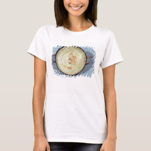 Camiseta Copa sin pie, Muse de pie jugando la lira,
