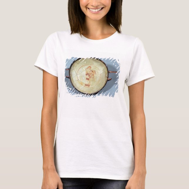 Camiseta Copa sin pie, Muse de pie jugando la lira, (Anverso)