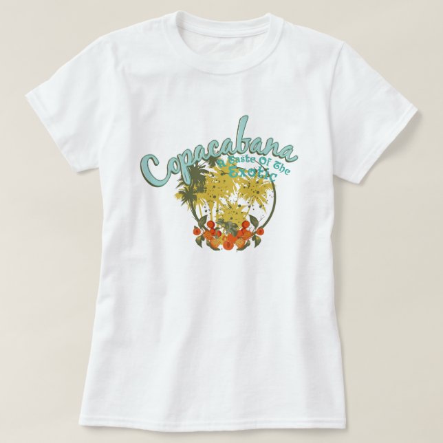 Camiseta Copacabana | Retro | Vintage | Oscura (Diseño del anverso)