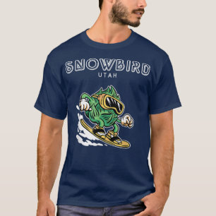 Camiseta Copas de cerveza Snowbird UtahFunny Snowboard