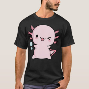 Camiseta Copas De Cute Axolotl Saludo