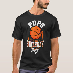 Camiseta Copas Del Tema Del Baloncesto Birthday Boy Bday Pa