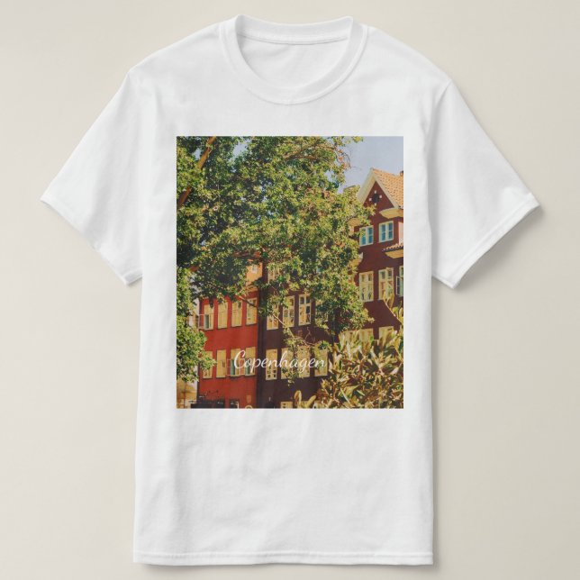 Camiseta Copenhagen cityscape - Denmark (Diseño del anverso)