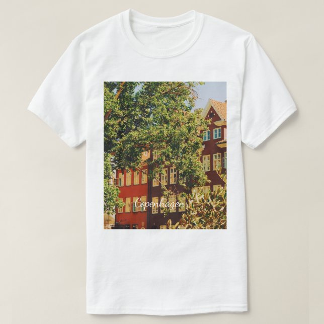 Camiseta Copenhagen cityscape - Denmark (Diseño del anverso)