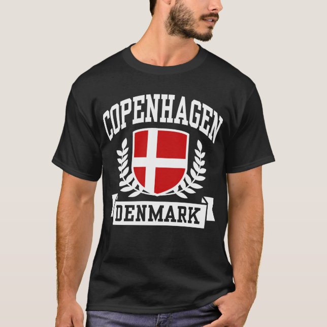 Camiseta Copenhague Dinamarca (Anverso)