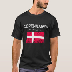 Camiseta Copenhague Dinamarca Bandera Dannebrog Kobe Danés