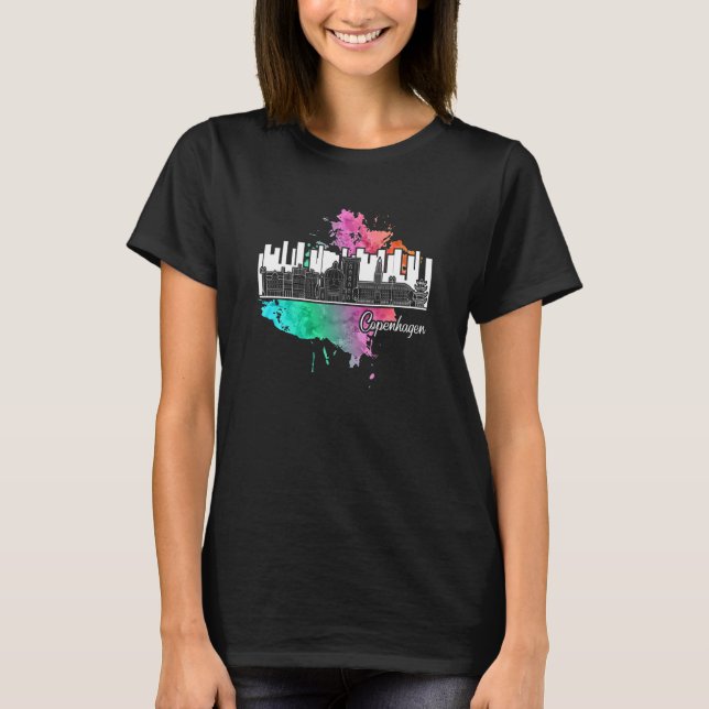Camiseta Copenhague Dinamarca   Copenhague (Anverso)
