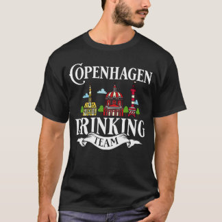 Camiseta Copenhague Dinamarca Recorrido por la ciudad de Di