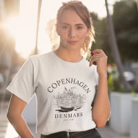 Copenhaguen Denmark vintage Landscape