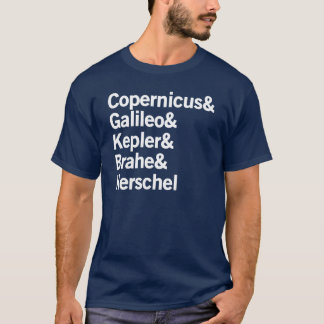 Camiseta Copernicus y Galileo