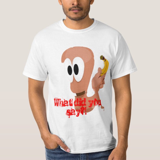 Camiseta copia banana-boy-worm-from-worms-2992, qué lo (Anverso)