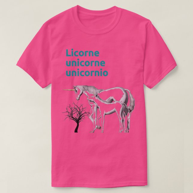 Camiseta Copia Clásica de Unicorn 1 (Diseño del anverso)