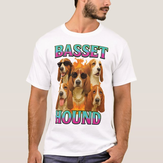 Camiseta Copia de Basset Hound (Anverso)