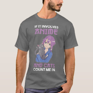 Camiseta Copia de Cats Anime T-Shirt