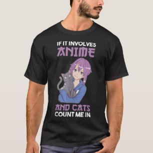 Camiseta Copia de Cats Anime T-Shirt