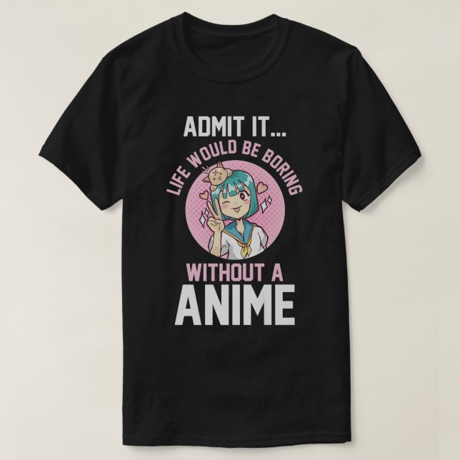 Camiseta Copia de copia de envío de Anime Premium T-Shirt (Diseño del anverso)