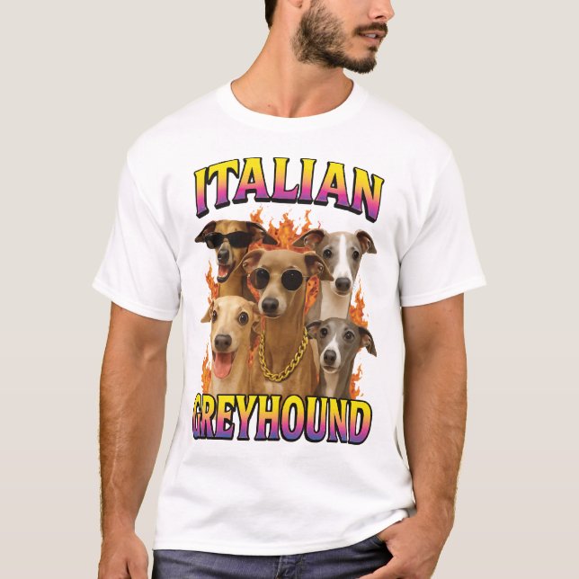 Camiseta Copia de galgo italiano (Anverso)