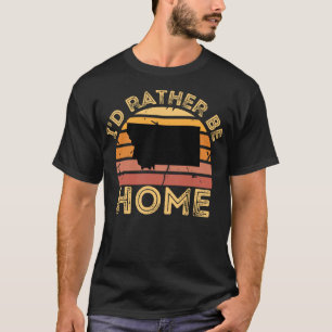 Camiseta Copia de Id más bien estar en Montana