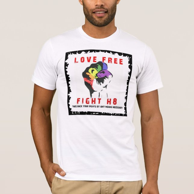Camiseta copia de la lucha h8 (Anverso)