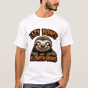 Camiseta Copia de Lazy Bones y Halloween Groans - S Creepy