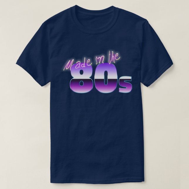 Camiseta Copia de Made in the 80s (Diseño del anverso)