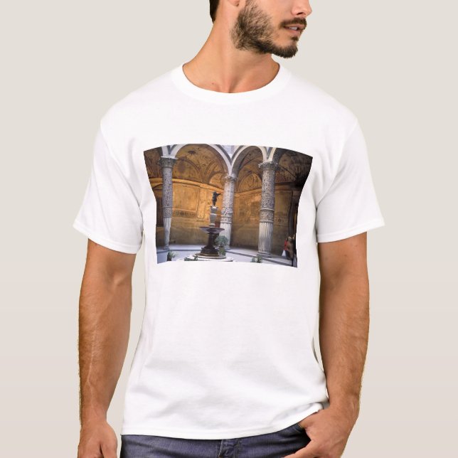 Camiseta Copia de Putto con delfín de Andrea del (Anverso)