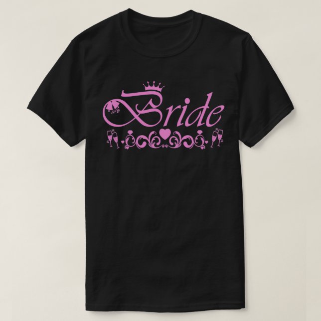 Camiseta Copia de team bride bachelor party pink 12 (Diseño del anverso)