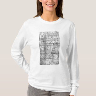 Camiseta Copia del facsímil de figuras geométricas