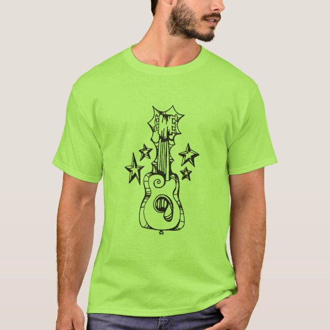 Camiseta Copia del logotipo de la guitarra (Anverso)