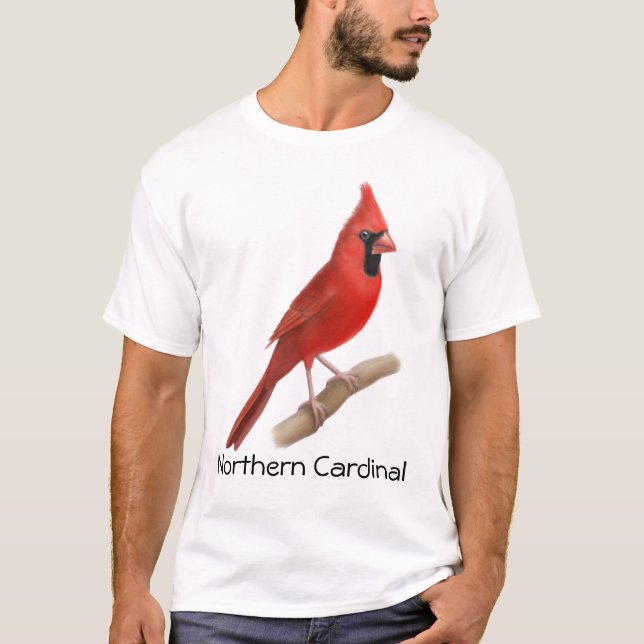 Camiseta Copia masculina cardinal (Anverso)