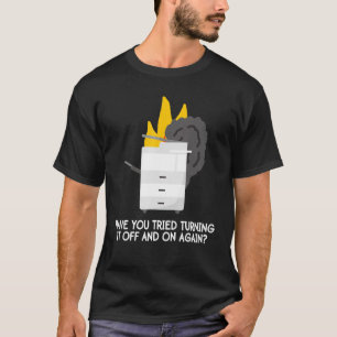 Camiseta Copiar el Secretario de memes fotocopiadora Office