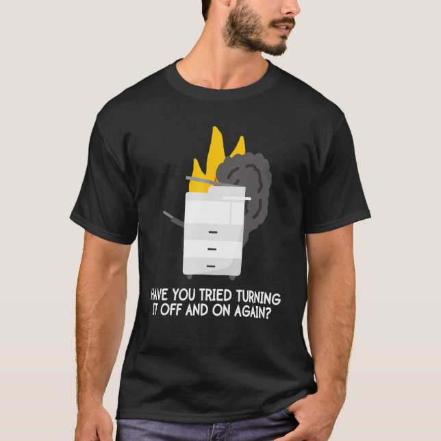 Camiseta Copiar el Secretario de memes fotocopiadora Office (Anverso)