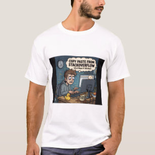 Camiseta Copiar y Pegar de StackOverflow - T de Programador
