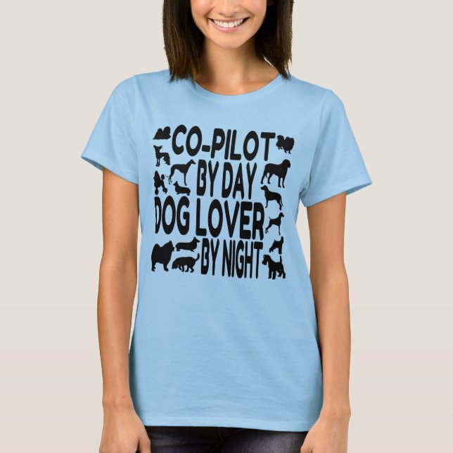Camiseta Copiloto de Dog Lover (Anverso)