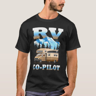 Camiseta Copiloto de RV Autocaravana Camping Viaje Vacacion