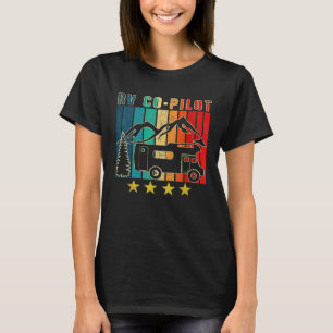 Camiseta Copiloto de RV Camping Divertido Viaje en Motorhom