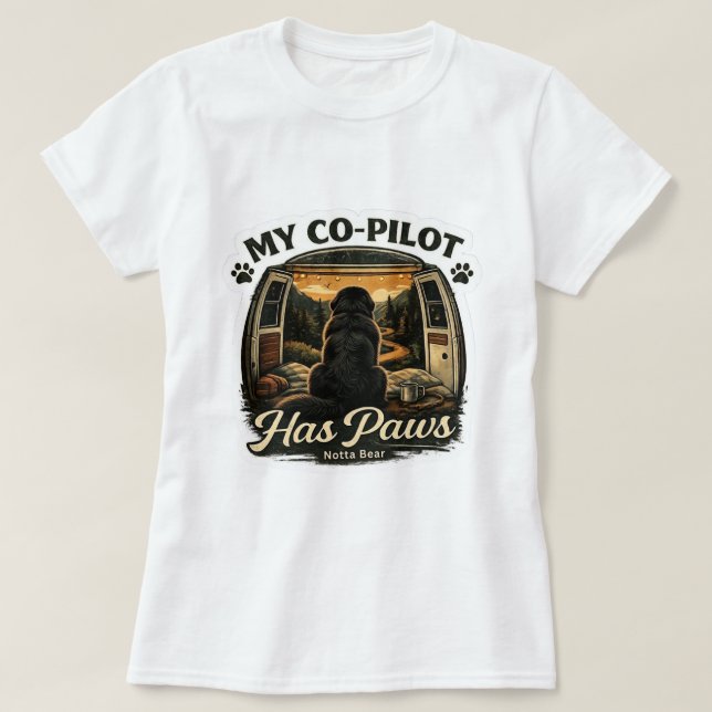 Camiseta Copiloto Newfie (Diseño del anverso)